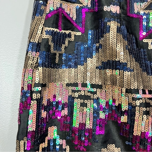 Forever 21 Sequin Colorful Mini Skirt Small - Picture 8 of 13